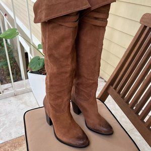 Vince Camuto Knee High Leather Riding Boots